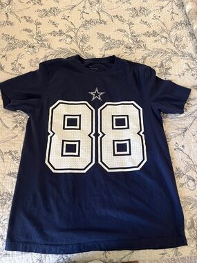 Navy Dallas Cowboys Football Tee with White '88' Cede Lamb